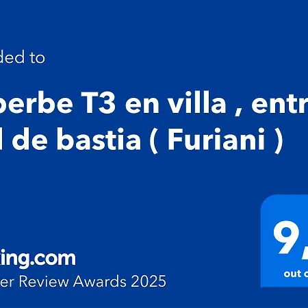 Superbe T3 En , Entree Sud De Bastia Apartament *